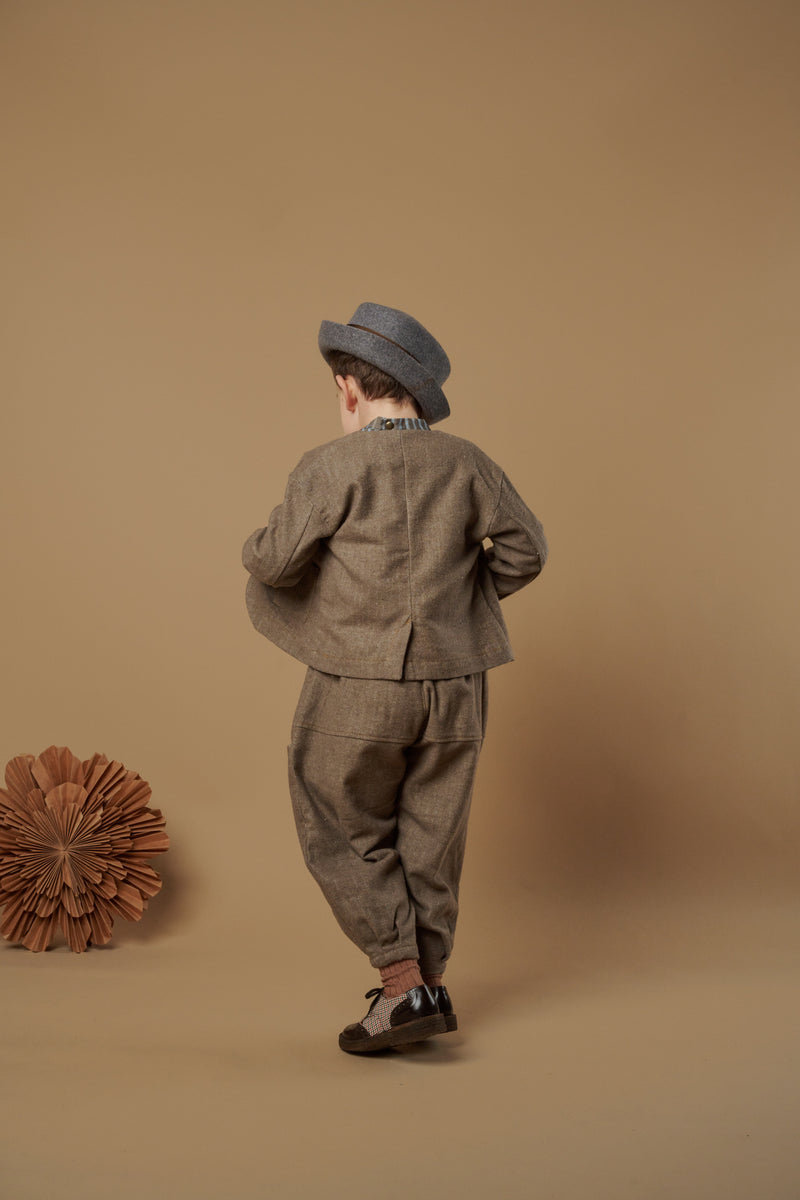 専用　hello lupo CAPPUCCINO TROUSERS 3 HELLO LUPO CAPPUCCINO TROUSERS BLACK D