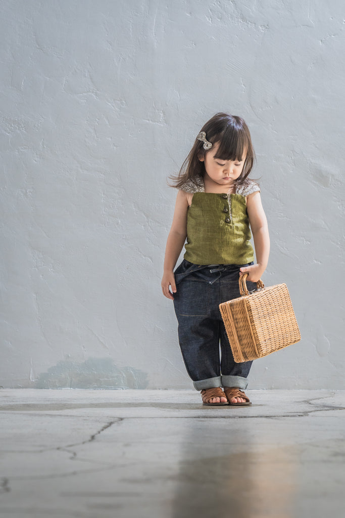 BROOKS TROUSERS, Blue Denim – Hello Lupo