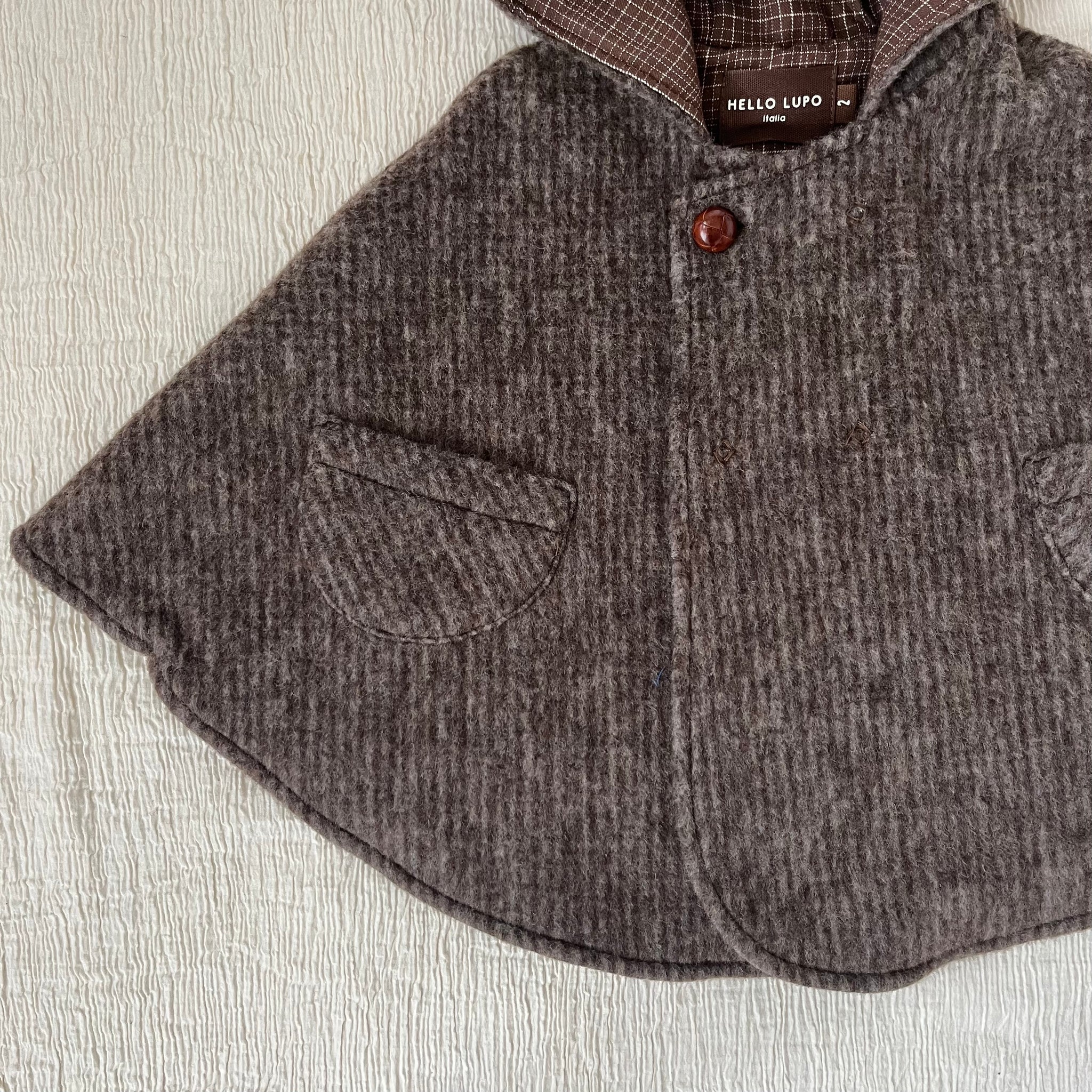 hello Lupo poncho, orzo 4-5y