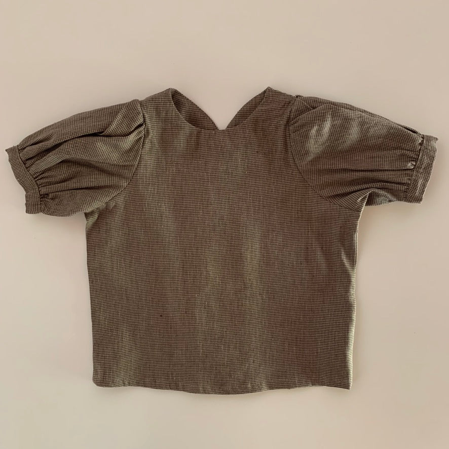 brown shirt houndstooth